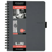 AT-A-GLANCE Premium Notebook, Wirebound, Custom Fill, 80 Sheets, 7 1/8" x 9 1/2", Gray (8CP-T56-06)