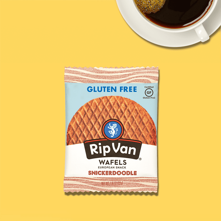 Rip Van WAFELS Snickerdoodle Stroopwafel Baked Low Sugar Fiber