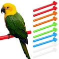 thumbnail image 5 of UPKOCH 10Pcs Bird Cage Perch With Red Paw Grinding Stick Washable For Parakeets, 5 of 8