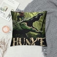 thumbnail image 2 of Crocodile Hunter Wildlife Lizard Alligator Reptile Predator Throw Pillow,  Multicolor, 2 of 5
