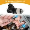 thumbnail image 2 of Inyector de combustible 1 Pc No.036906031M para VW Polo 1.4L 2000-2008 Coincidencia de flujo del inyector de combustible, 2 of 7