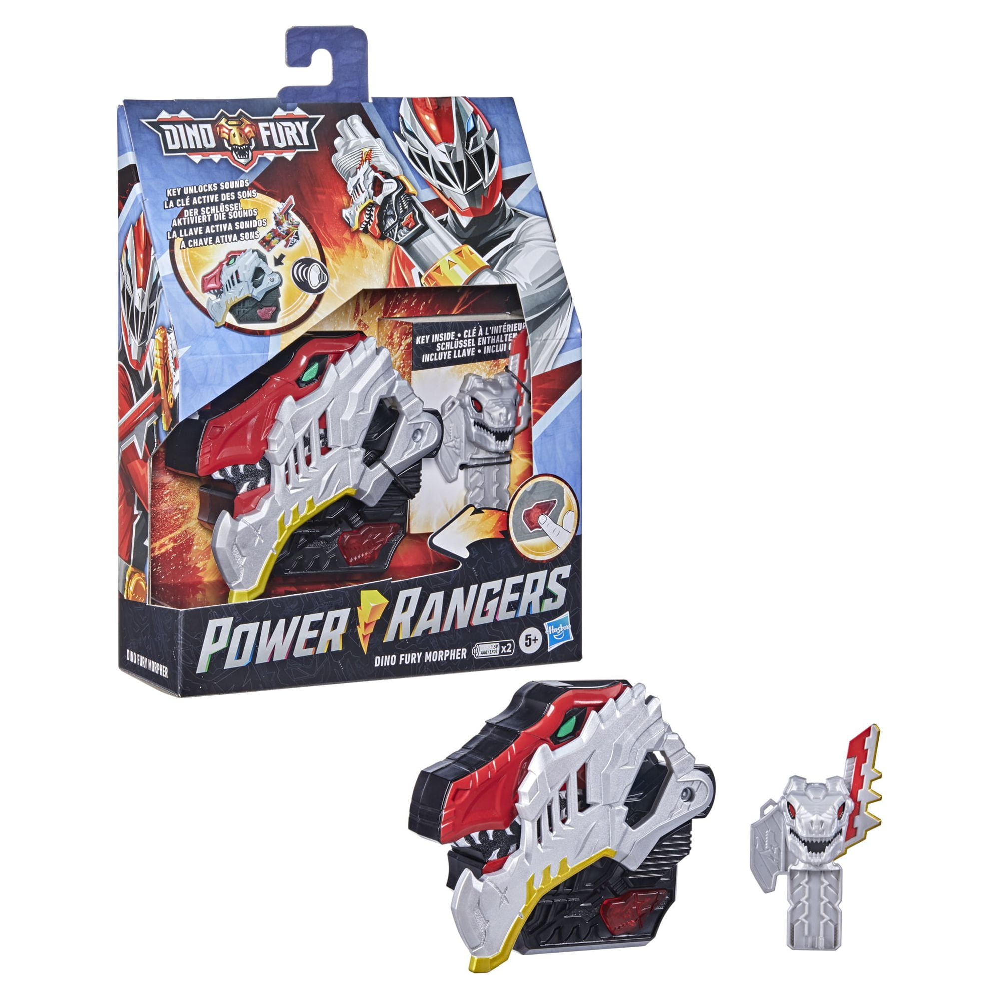 Power Rangers Dino Fury Morpher Electronic Toy, Motion Activated Play, Ages 5+