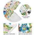 thumbnail image 2 of FMSHPON Valentine's Day Lovely Owl Xmas Christmas Tree Skirt Stand Mat for Holiday Party Decoration Indoor Outdoor 36 inches, 2 of 6