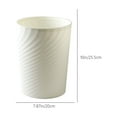 thumbnail image 3 of Sentmoon Trash Can Scandinavian Threaded Trash Can Household Lidless Room Basket With Pressure Ring Small Trash Can for Living Room, 3 of 9