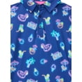 thumbnail image 2 of Birdie Bound Boy's Performance Neon Pool Party Printed Golf Polo Shirt, Sizes XS-XL, 2 of 3