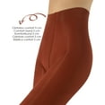 thumbnail image 3 of CALZITALY Opaque Colour Tights | Thick Tights | Microfiber 3D Pantyhose | 80 DEN | M, L, XL | Italian Hosiery |(M, BURNT HENNA), 3 of 3