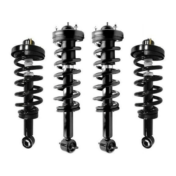 Front and Rear Strut and Coil Spring Kit - Compatible with 2018 - 2020 Ford Expedition 2019