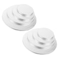 thumbnail image 1 of CIMAXIC 8Pcs Versatile Silver Cake Base Corrugated Cardboard Rounds for Birthday and Dessert Presentation, 1 of 8