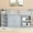 Gray, variant on Harper & Bright Designs Twin Size Loft Bed with Storage Cabinet and Drawer, Wooden Loft Bed with Pulling-Out Desk, Guardrails and Ladder, Grey