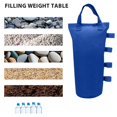thumbnail image 2 of Extra Large 120LBS Canopy Weights Bag Leg Weight for Pop up Canopy Tent Gazebo Patio Instant Outdoor Sun Shelter,ent Weight Sand Bags (4Set Blue), 2 of 9
