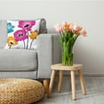 thumbnail image 2 of 26" x 26" Simply Daisy Popping Poppies Decorative Throw Pillow, 2 of 3