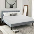 thumbnail image 1 of FDW King 8 Inch Medium-Firm Gel Memory Foam Mattress, CertiPUR-US Certified, in a Box, Pressure Relief, White, 1 of 7