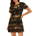 thumbnail image 1 of Wukai Chemise de Nuit à Manches Courtes pour Femmes, Robe de Sommeil Douce pour une Relaxation Confortable, Tenue Décontractée, 1 of 6