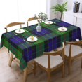 thumbnail image 2 of Rectangle Table Cloth, Scottish Clan Gunn Tartan Plaid Resistant Washable Tablecloth Decorative Table Cover for Dining, Indoor and Outdoor, 2 of 6