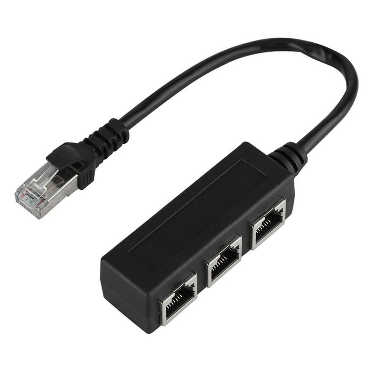 Ethernet Extension Cord Adapter Ethernet Adapter, Ethernet Splitter, For TV  BOX Router 