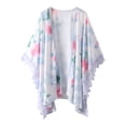 thumbnail image 1 of Moda Mujer Causal Cardigan Impresión Blusa Camiseta de Manga Corta Tops de Verano Odeerbi ODB-6, 1 of 7