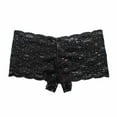 thumbnail image 2 of Goodeals Women Lace Boyshort Brief Comfortable Soft Touch Underpants Trending Floral Lace Sexy Panties Athletic Lingerie(Black,XXL)Clearance Deals, 2 of 5