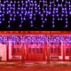 thumbnail image 3 of Decoraciones navideñas 2024 Guirnalda de calle para la casa Cortina de carámbanos de Año Nuevo Luces LED Decoración rosa Luces de hadas con control remoto, 3 of 5