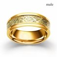thumbnail image 2 of GAVONO Anillos Sortijas Argolla de Compromiso Matrimonio Oro Boda Para Hombre Mujer-9-Male, 2 of 2