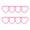 Pink, variant on Romance Heart Design Plastic Vehicle Sticker Waterproof & Sunproof Auto Adhesive Automotive Decal for Cars & Bikes