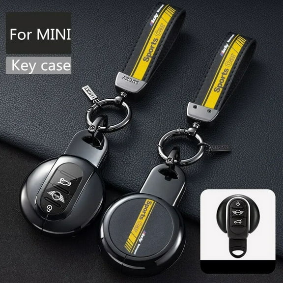 Key Fob Shell Cover for BMW MINI Cooper S John Countryman ONE JCW R55 R56 R60 F55 F56 F60  Zinc Alloy Key Case  Metal Key Shell