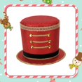 thumbnail image 6 of FVDPWYE Nutcracker Hat Halloween Adult Toy for Mardi Gras Holiday Fancy Dress Band Major Deep Red, 6 of 9