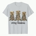 thumbnail image 5 of UngA Women Christmas Shirt Crew Neck Merry Christmas Graphic Tees Funny Holiday Xmas Tee Winter Gift Tops Christmas T Shirts for Women White,XL, 5 of 6