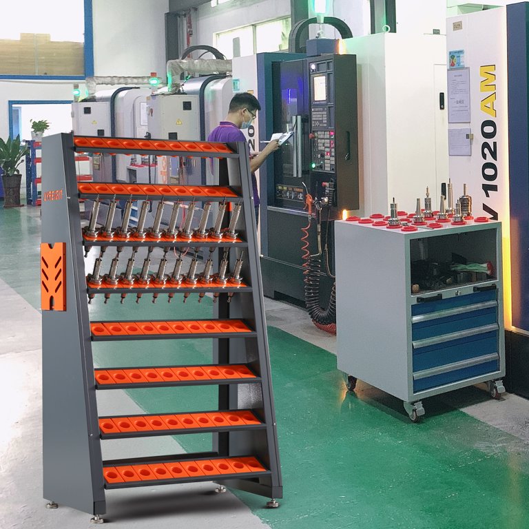 Tool Storage Solution: Multifunctional CNC Tool Rack with