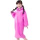thumbnail image 2 of Yuarrent Chubasquero de 3 piezas para niños, senderismo, Camping, impermeable, con capucha, Poncho de EVA, viaje, niñas, niños, impermeable, Paraguas de lluvia Rosado, 2 of 6