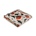 thumbnail image 4 of Way to Celebrate Halloween Soft Touch Pumpkins & Bats Jacquard Knitted Tapestry Throw, 4 of 5