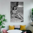 thumbnail image 6 of Actresses from North Carolina Ava Gardner Black And White Sexy Poster Poster Cool Artworks Painting Wall Art Canvas Prints Hanging Picture Home Decor Posters Gift 16x24inch(40x60cm), 6 of 6
