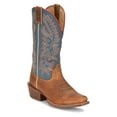 thumbnail image 2 of Justin Boots Mens Show Off Embroidered Square Toe Cowboy  Mid Calf Boots, 2 of 5