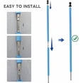 thumbnail image 4 of Replacement Trampoline Enclosure Poles for 12/14/15/16FT, Trampoline‘ Bottom Frame Tube and Top Frame Tube with Foam, 2pcs Together, Part # 10,11,$$Sport & Recreation Other, 4 of 8