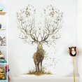 thumbnail image 2 of Adhesivo de pared autoadhesivo MACHAO con diseño de ciervo decoración para sala de estar dormitorio cocina, 2 of 5