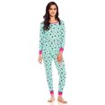thumbnail image 1 of Leveret Women's "Fitted" Printed Pajama Set 100% Cotton ( Size X Small-X Large), 1 of 2