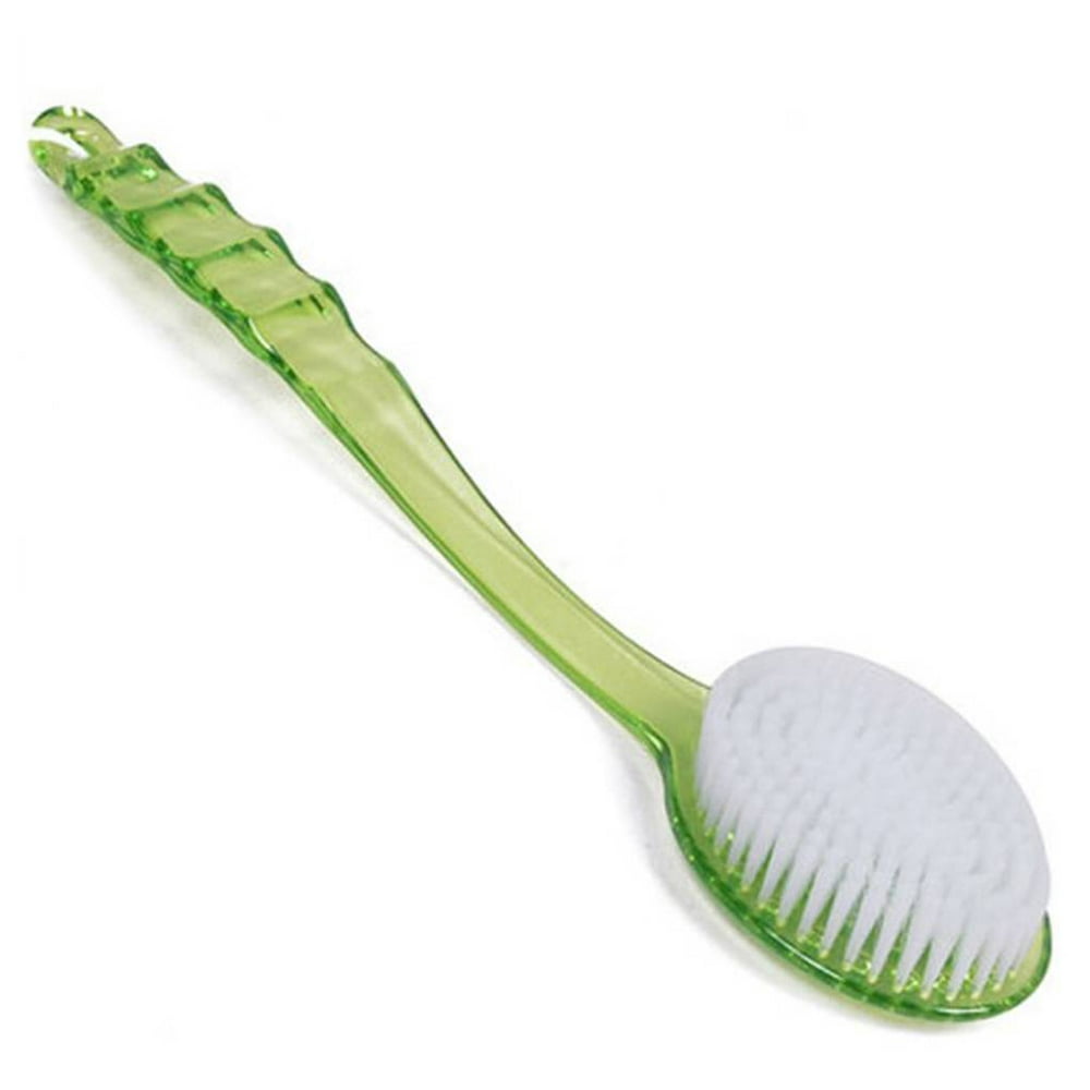 Cusimax Long Handled Bath Shower Back Brush PET Body Scrubber PS