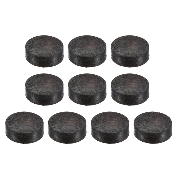 Uxcell 13mm Puntas de Taco de Billar Snooker, Paquete de 10, Marrón