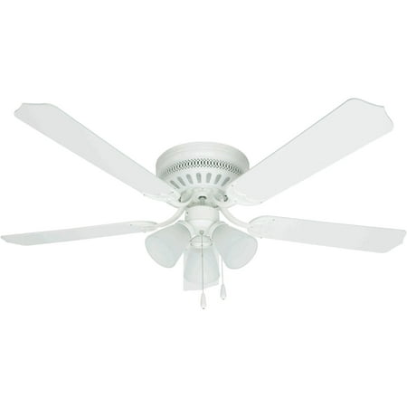 Litex Industries Celeste Deluxe 52 Hugger Ceiling Fan White Finish Litex Industries Celeste Deluxe 52 Hugger Ceiling Fan White Finish 3 Light
