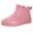 Pink, variant on LIJCC Women's Rain Boots for Women,Water Proof Garden Rubber Boots, Non-slip Width Mid-Calf Comfort Lightweight Short Boots, Ankle Rainboots Boots