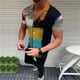 thumbnail image 2 of Camisas casuales de manga corta de moda de verano para hombres Pompotops  oipoqjl48777, 2 of 7