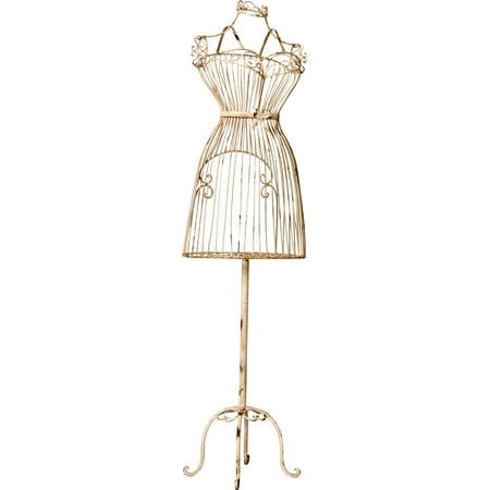A&B Home Metal Mannequin Display, Cream