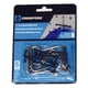 thumbnail image 3 of Ganchos Crawford de acero galvanizado negro y plateado, 3,8 cm, paquete de 6, 3 of 3
