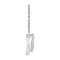 thumbnail image 4 of Araiya Fine Jewelry 10K White Gold Round Diamond Heart and Infinity Pendant with Sterling Silver Rope Chain Necklace (1/5 cttw, I-J Color, I2-I3 Clarity), 18", 4 of 6