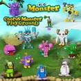 thumbnail image 2 of Set de construcción MYFUNTOY 12 en 1 con figuras de monstruos cantantes, 637 piezas, 2 of 7