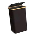 thumbnail image 1 of Cubo de basura con tapa para reciclaje de cocina, bolsa de mano desmontable para baño, botella de aguas residuales, botella vacía para dormitorio azul, 1 of 9