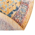 thumbnail image 7 of Unique Loom Lola Collection Area Rug - Vivacious (5' 2" Round Yellow/Gray), 7 of 7