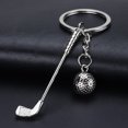 thumbnail image 2 of 3pcs Golfing Key Chain Creative Key Ring Lovely Key Pendant Bag Decoration, 2 of 3
