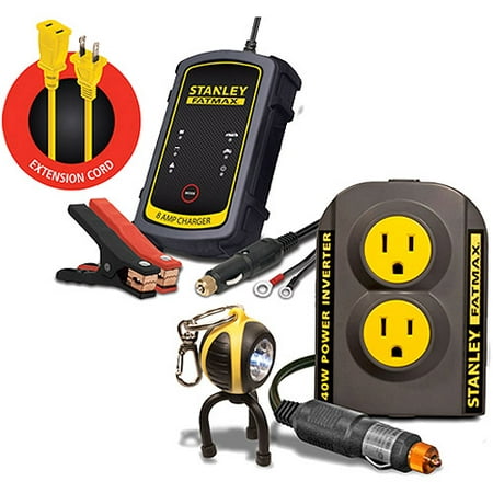Stanley FatMax Power Inverter & Battery Charger Bundle