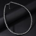 thumbnail image 4 of Adjustable Length Brushed Finish Necklace Comfortable for All Day Use And Gifting Alloy Jewelry, 4 of 9