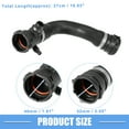 thumbnail image 4 of Manguera de refrigerante del radiador Unique Bargains No.17127646150/17127634449 para BMW X4 M40i 3.0L L6 - Gas 2018 Negro de goma, 4 of 6